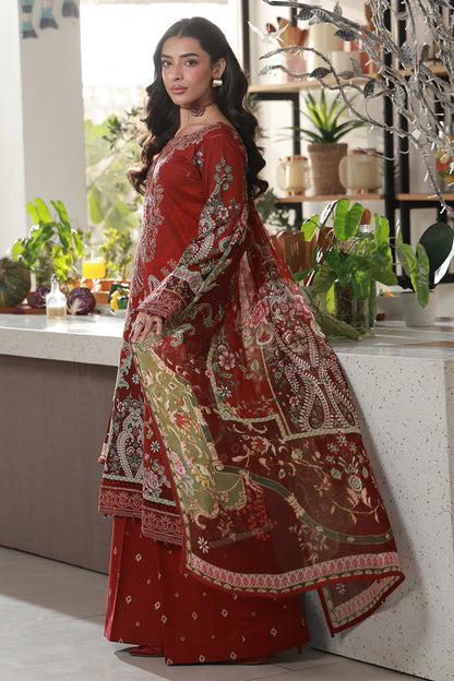 GULAAL Delia Unstitched Lawn Sia D9