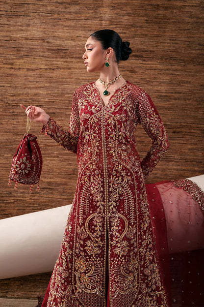 EMAAN ADEEL Starlit Jewels Ruby Veil - 07