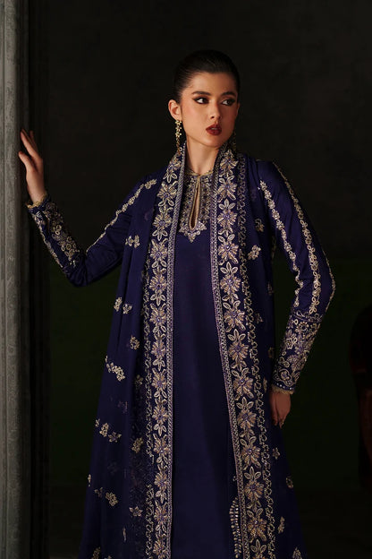 Emaan Adeel Verve Silk Edit Azure Sapphire