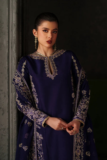 Emaan Adeel Verve Silk Edit Azure Sapphire