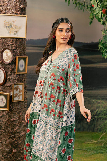 M. Basic by MARIA. B. 3 Pc Unstitched Embroidered Arabic Lawn Suit | MB-PFUS25-02B