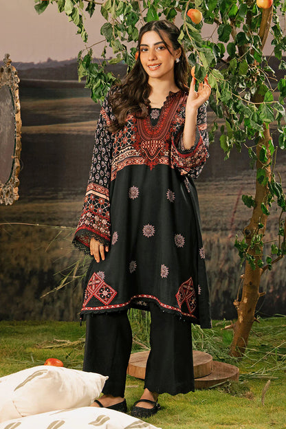 M. Basic by MARIA. B. 3 Pc Unstitched Embroidered Arabic Lawn Suit | MB-PFUS25-09A