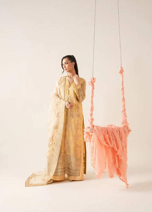 FREESIA ZAIB 3 Piece Embroirdered Chiffon LYA - FS50126