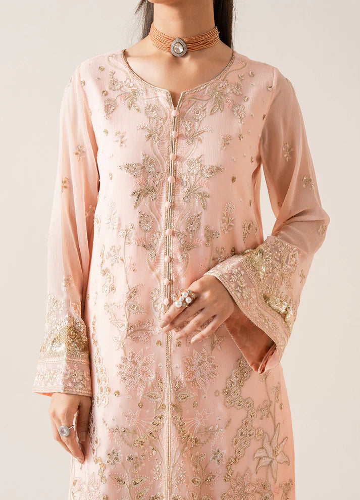 FREESIA ZAIB 3 Piece Embroirdered Chiffon ELYNA - FS50127