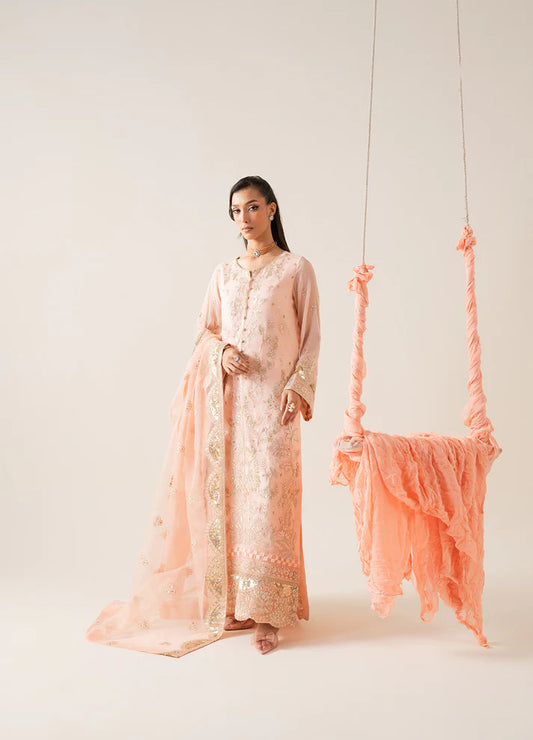 FREESIA ZAIB 3 Piece Embroirdered Chiffon ELYNA - FS50127