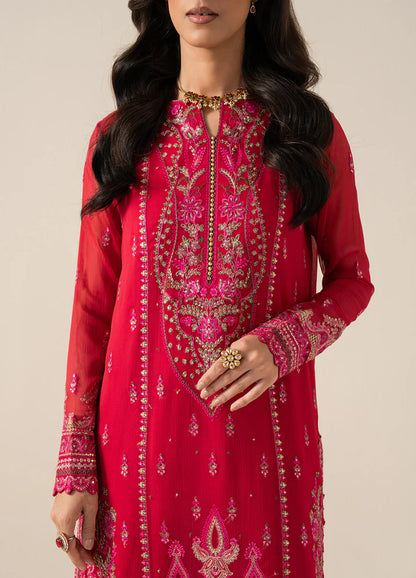 FREESIA ZAIB 3 Piece Embroirdered Chiffon ELLA - FS50131