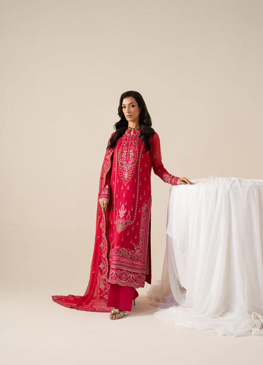 FREESIA ZAIB 3 Piece Embroirdered Chiffon ELLA - FS50131