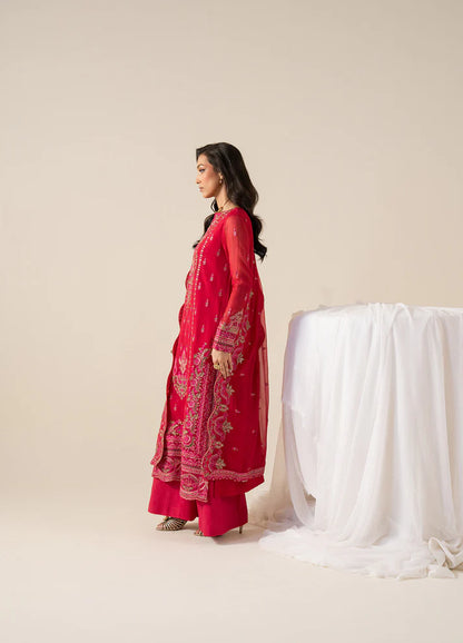 FREESIA ZAIB 3 Piece Embroirdered Chiffon ELLA - FS50131