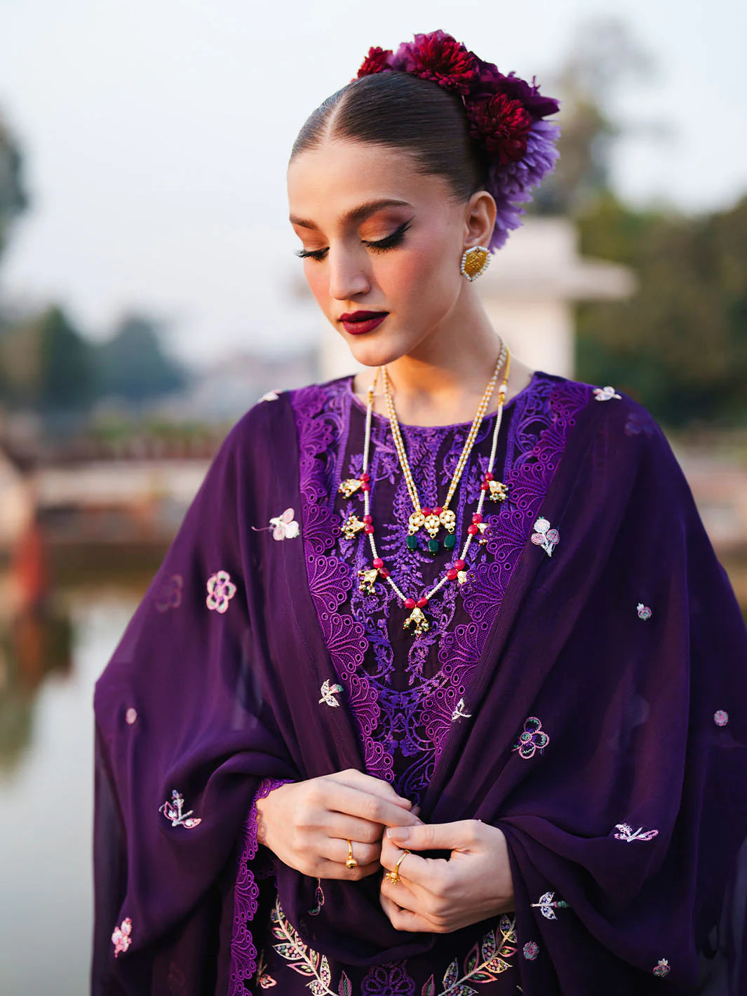 MAHNUR Gul Luxury Lawn '26 G-012