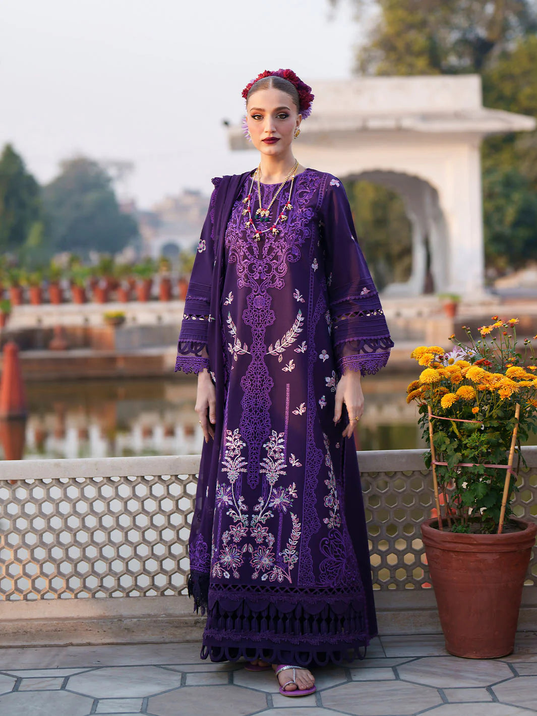 MAHNUR Gul Luxury Lawn '26 G-012