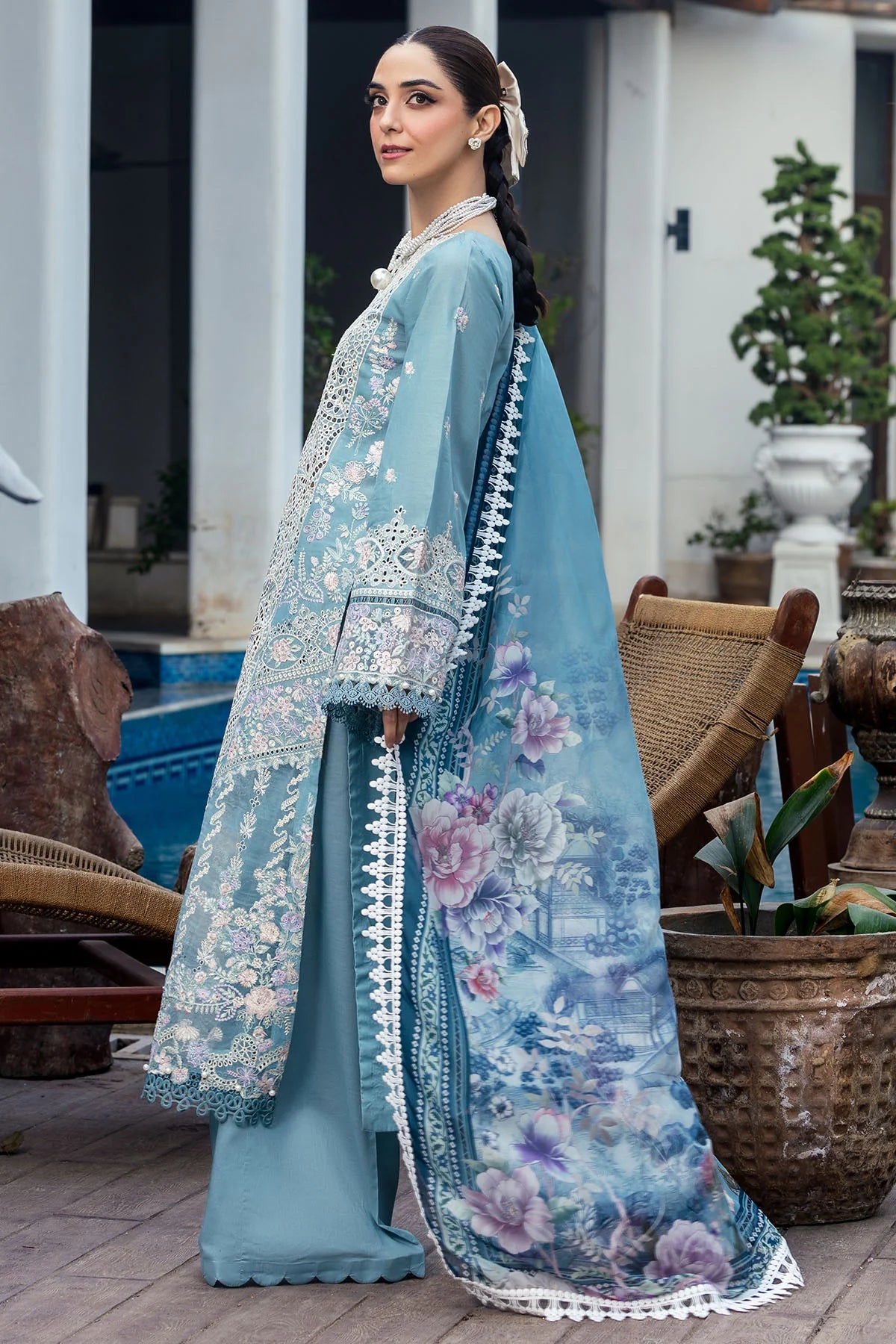 MOTIFZ 5301-ELAYNE EMBROIDERED LAWN UNSTITCHED