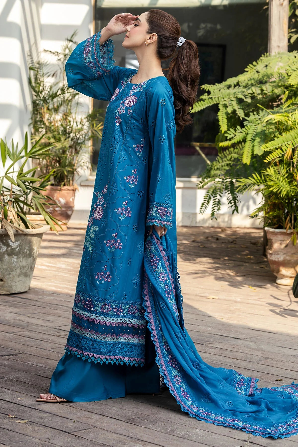 MOTIFZ PREMIUM LAWN 5310-MARGO EMBROIDERED LAWN UNSTITCHED