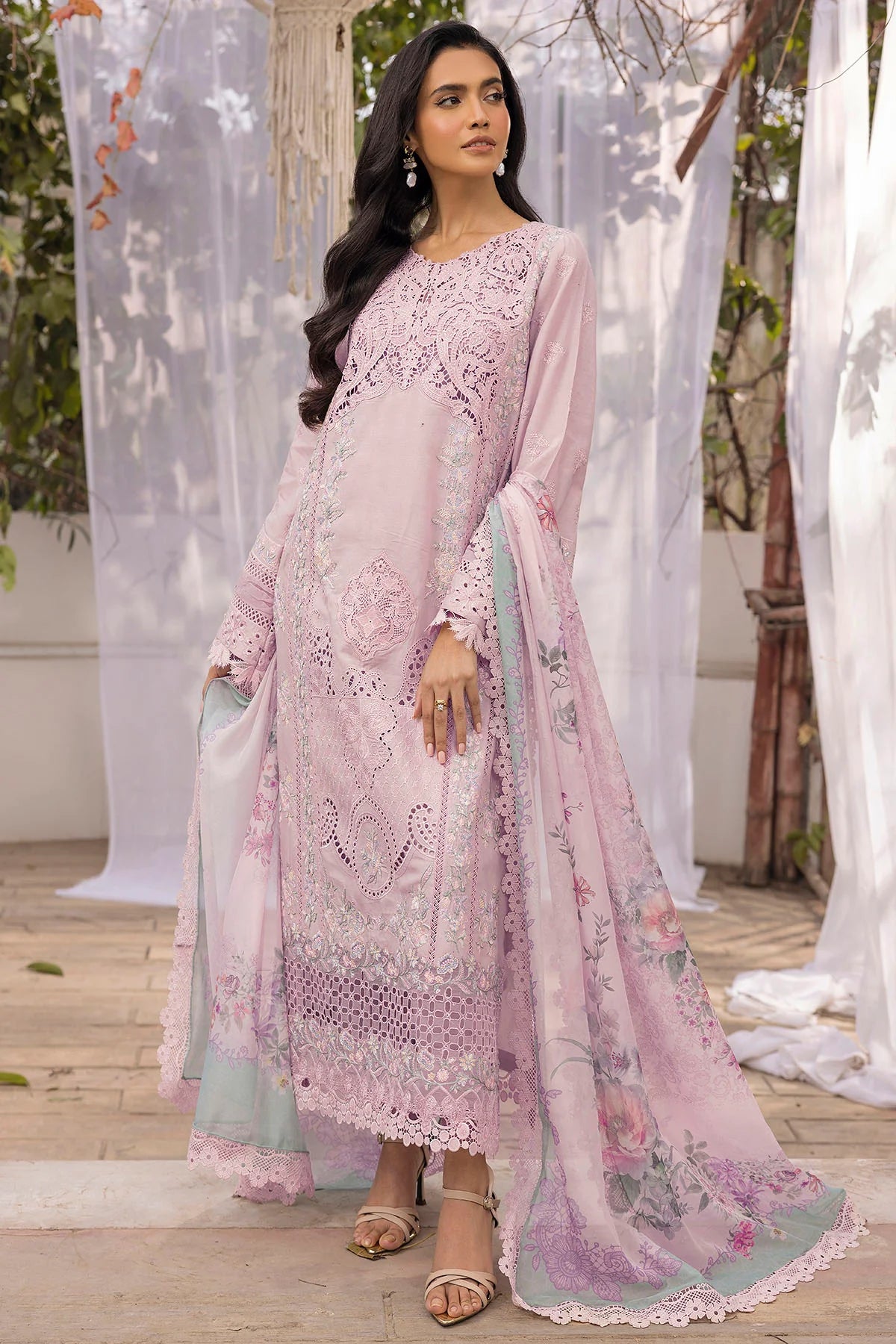 MOTIFZ PREMIUM LAWN 5312-AVELINE EMBROIDERED LAWN UNSTITCHED