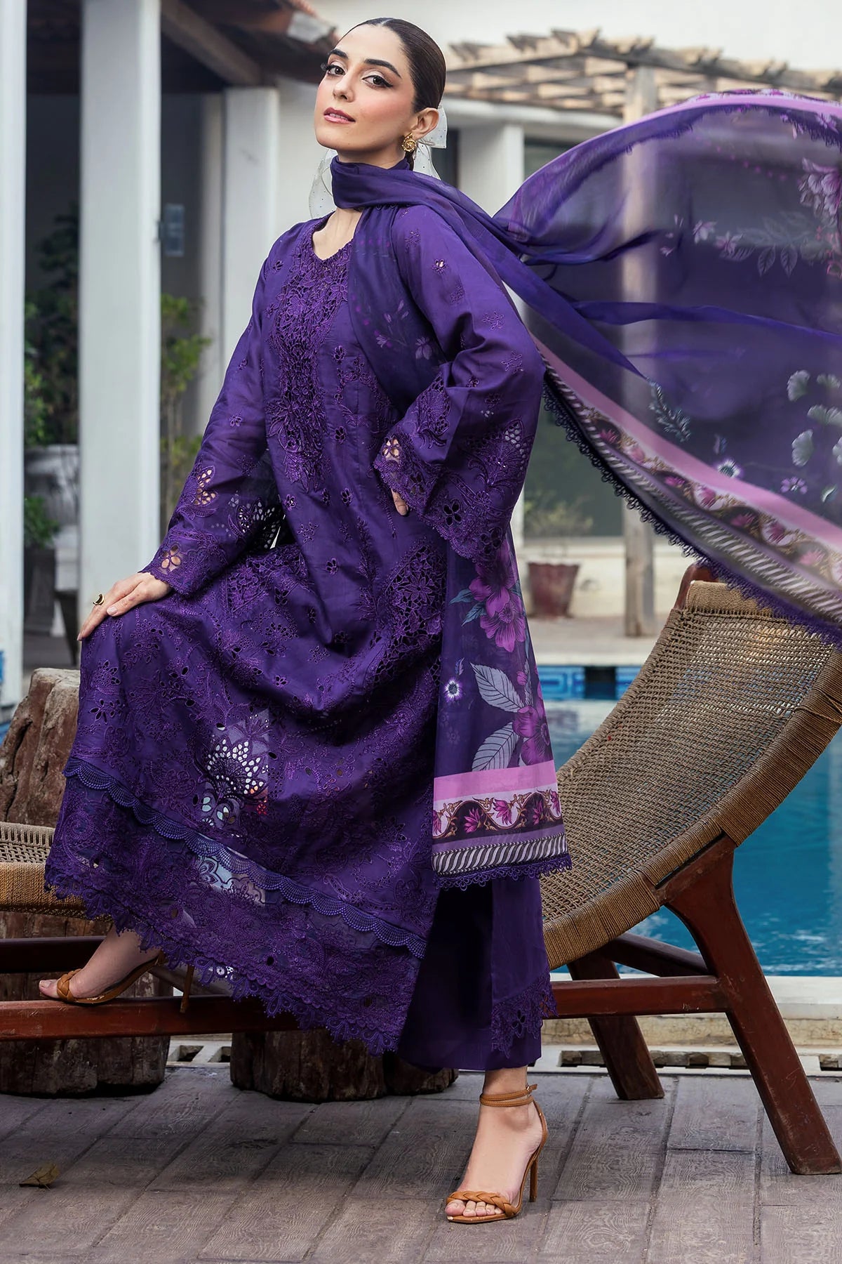 MOTIFZ 5314-MIREILLE EMBROIDERED LAWN UNSTITCHED