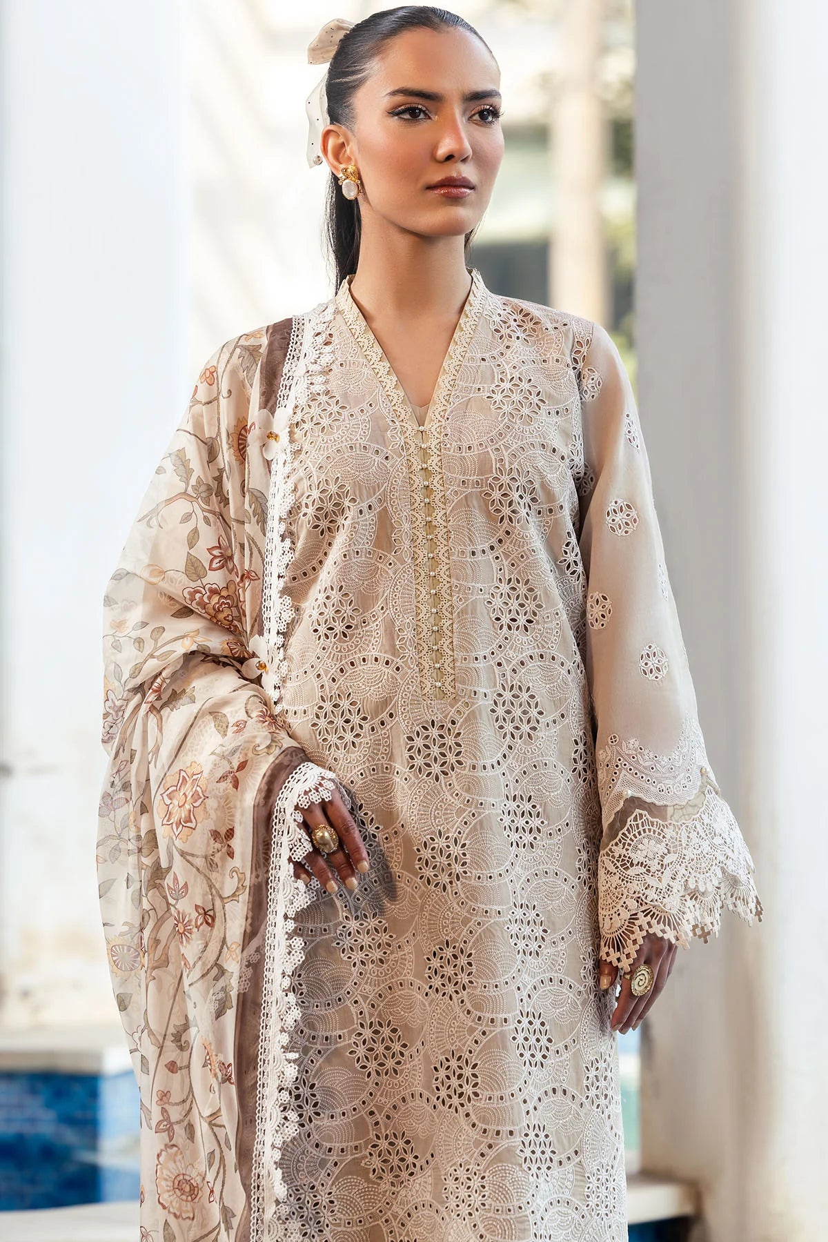 MOTIFZ PREMIUM LAWN 5322-DIANE EMBROIDERED LAWN UNSTITCHED