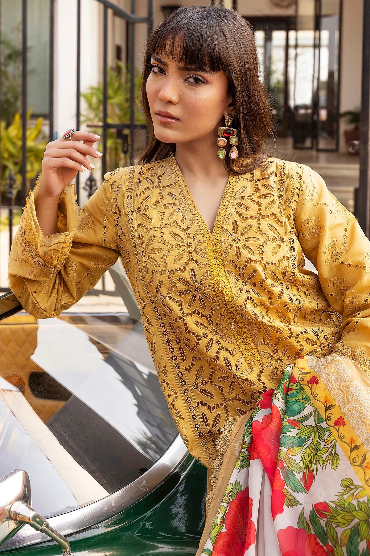 MOTIFZ 5323-GENEVA EMBROIDERED LAWN UNSTITCHED