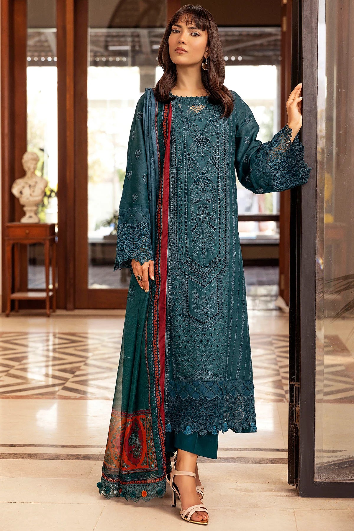 MOTIFZ 5327-PERCY EMBROIDERED LAWN UNSTITCHED