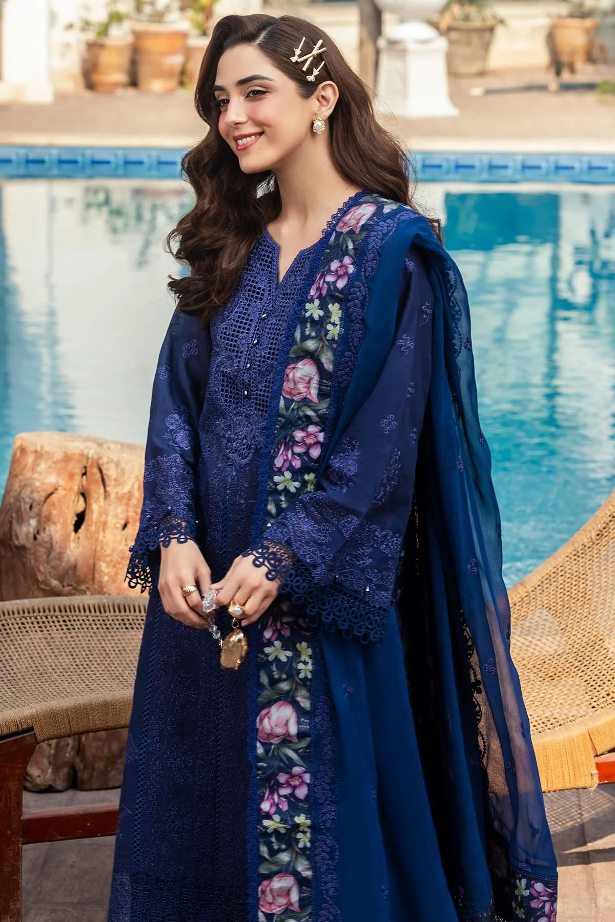 MOTIFZ PREMIUM LAWN 5330-MAELYS EMBROIDERED LAWN UNSTITCHED