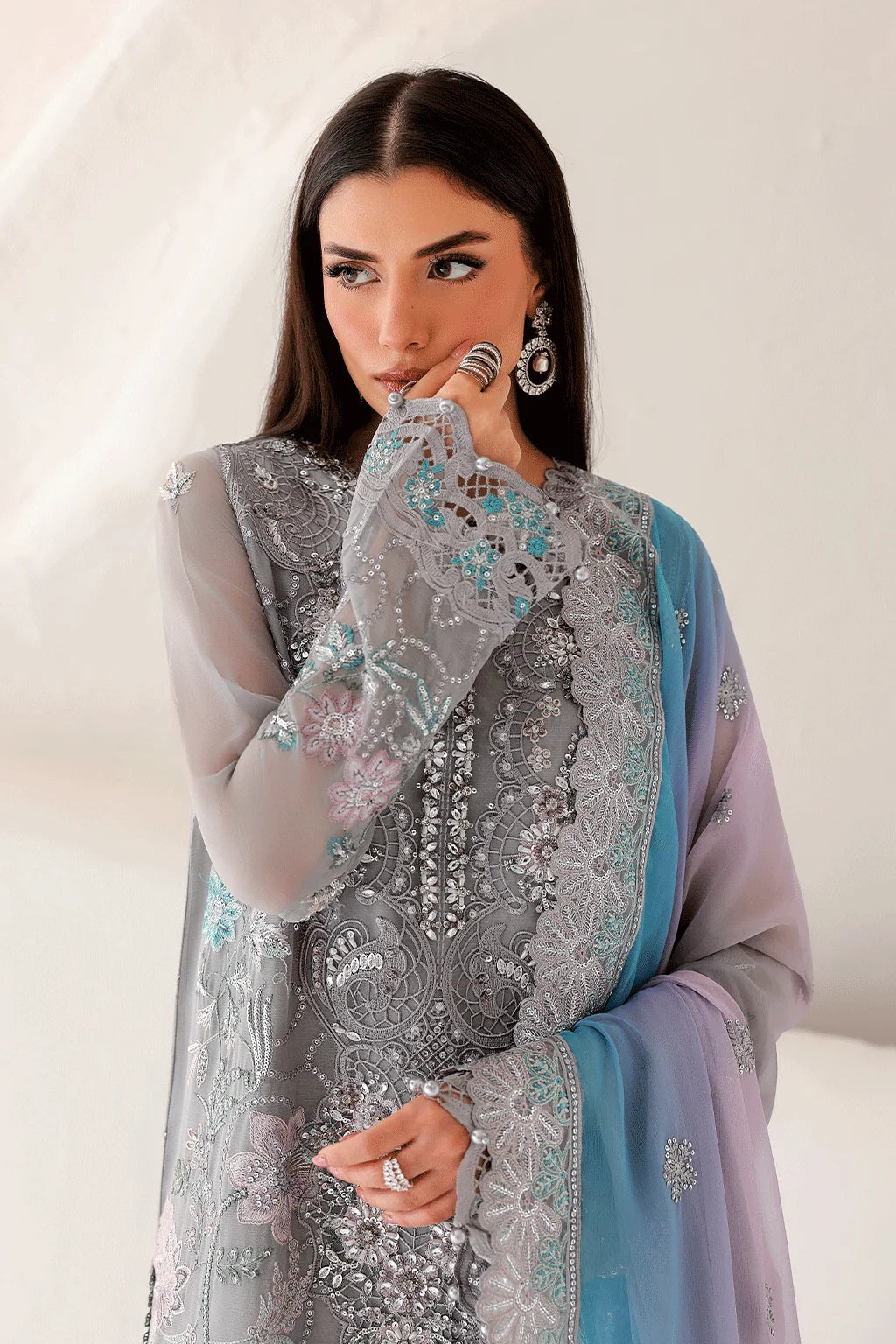 RAMSHA Satrangi Premium Chiffon Vol. 02 ST-201