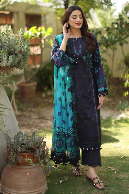 CHARIZMA Combination Unstitched Embroidered Lawn Collection CC6-01