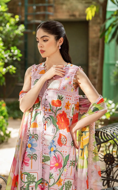 Yakin By Asifa Pastel Bloom-(YKL25-07)
