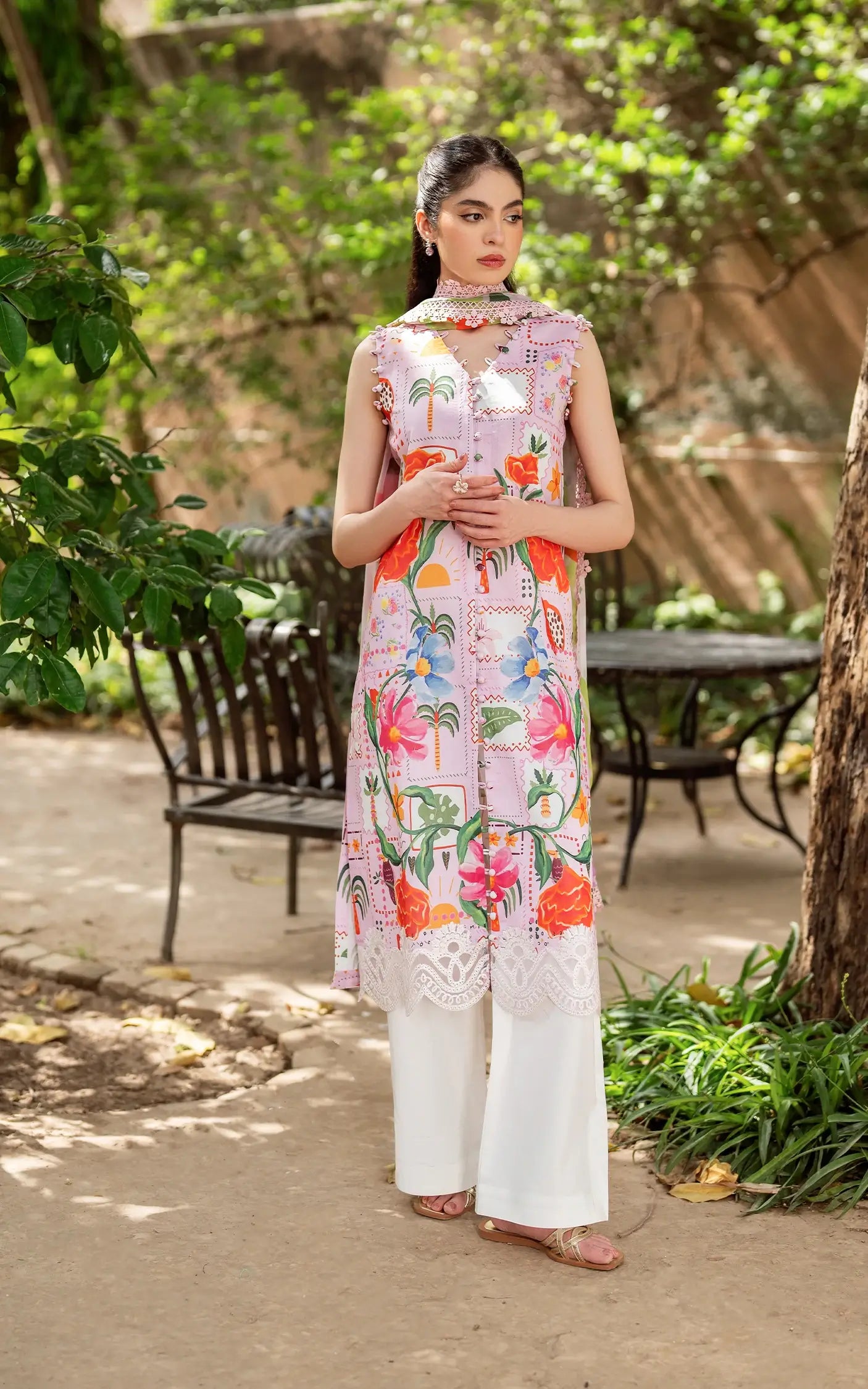 Yakin By Asifa Pastel Bloom-(YKL25-07)