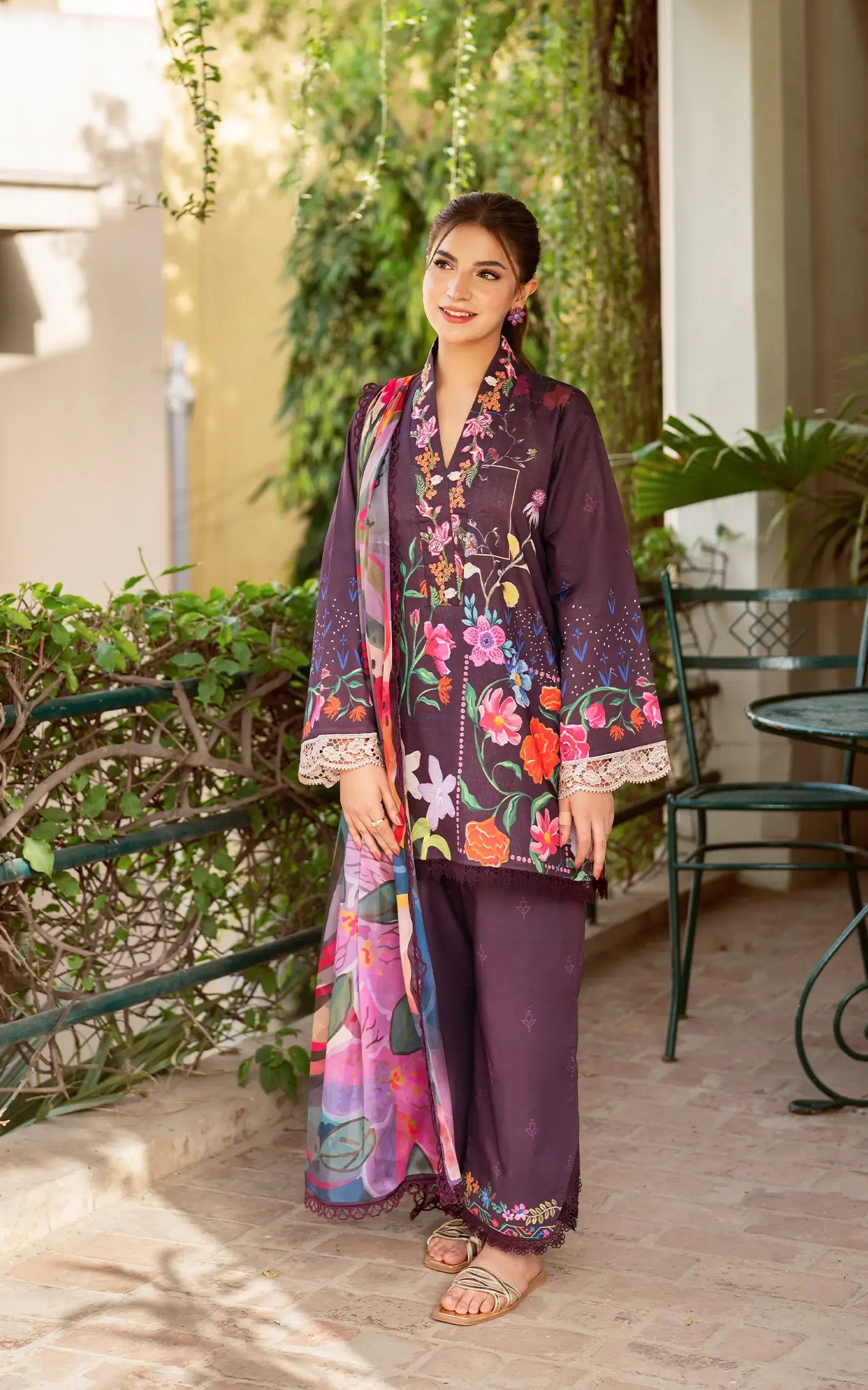 Yakin By Asifa Whimsical Flora-(YKL25-12)