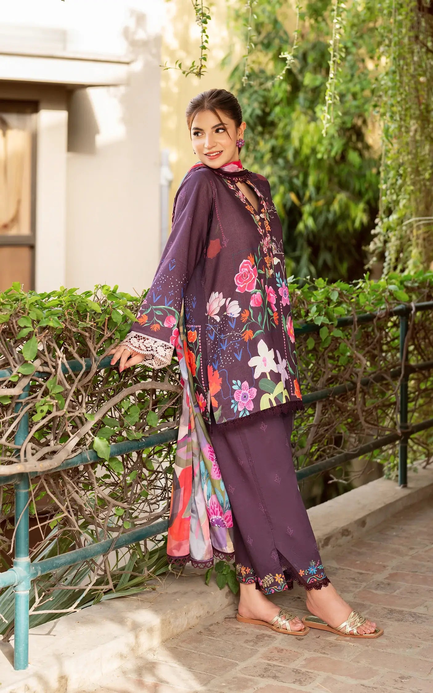 Yakin By Asifa Whimsical Flora-(YKL25-12)