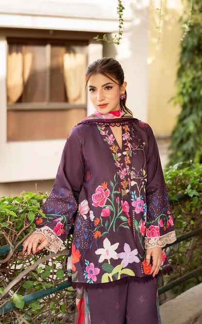Yakin By Asifa Whimsical Flora-(YKL25-12)