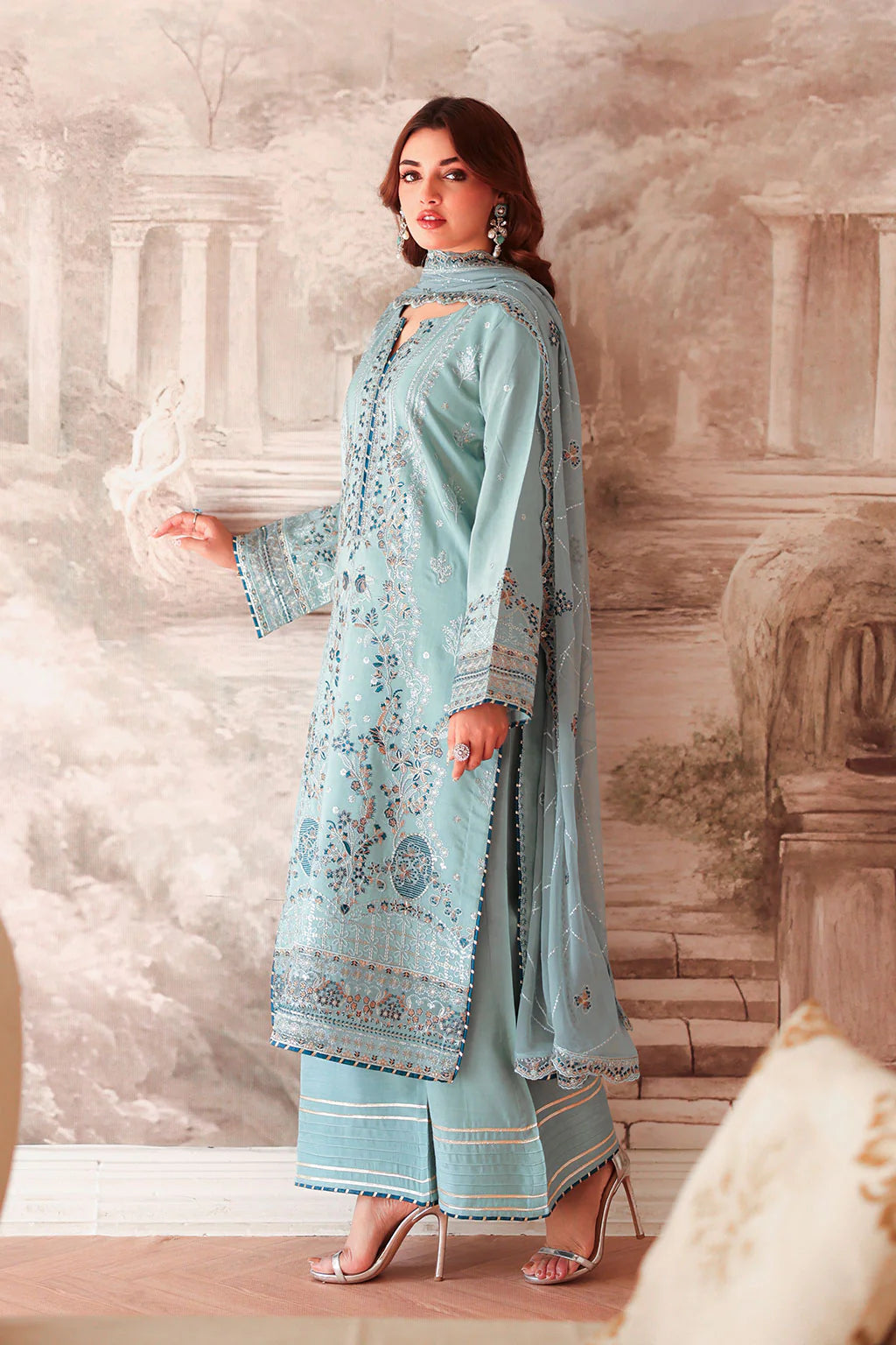 RAMSHA Aangan Luxury Rawsilk Vol 01 AA-204