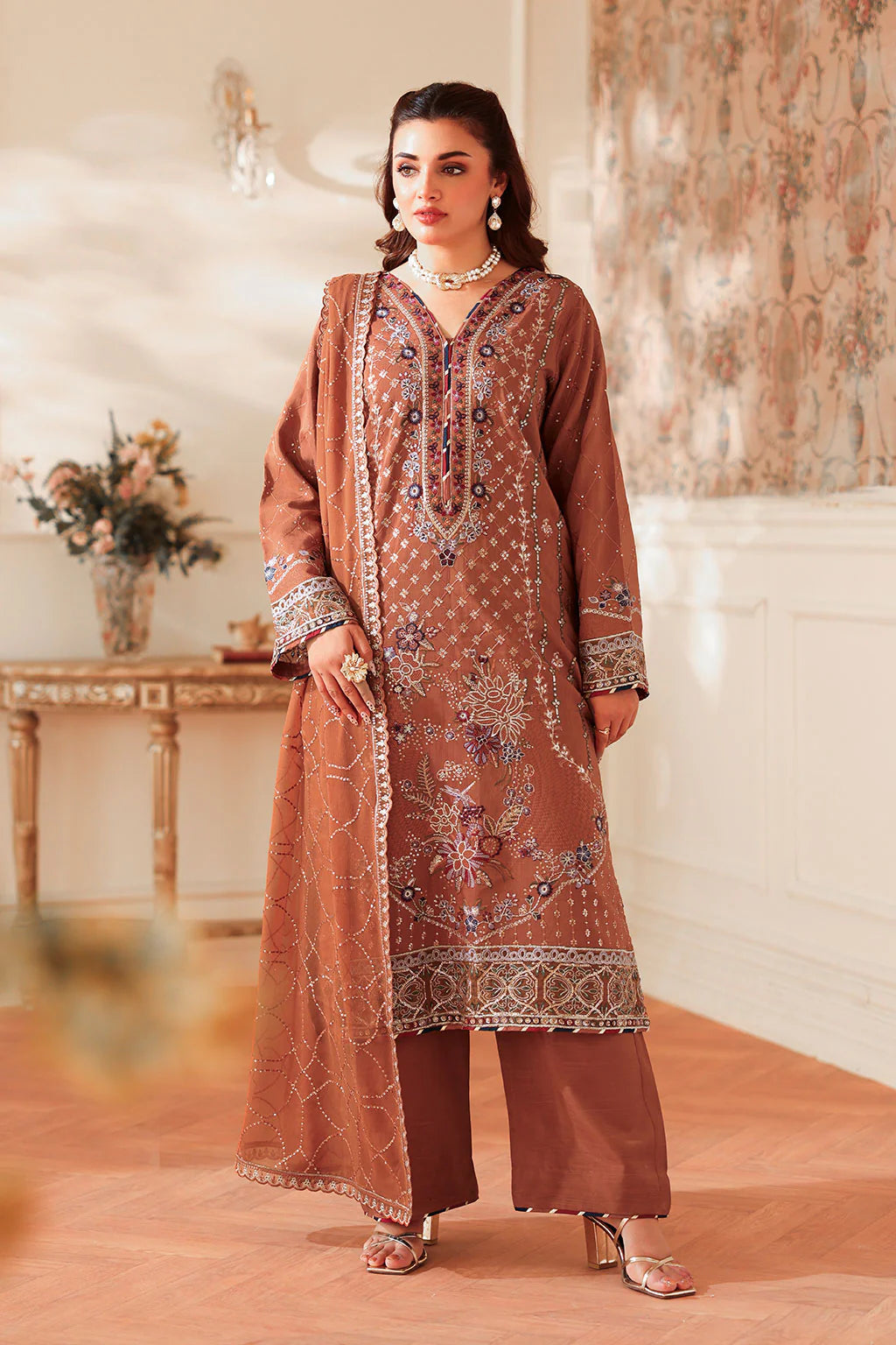 RAMSHA Aangan Luxury Rawsilk Vol 01 AA-205