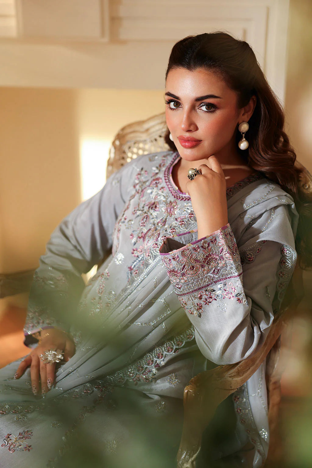 RAMSHA Aangan Luxury Rawsilk Vol - AA-209
